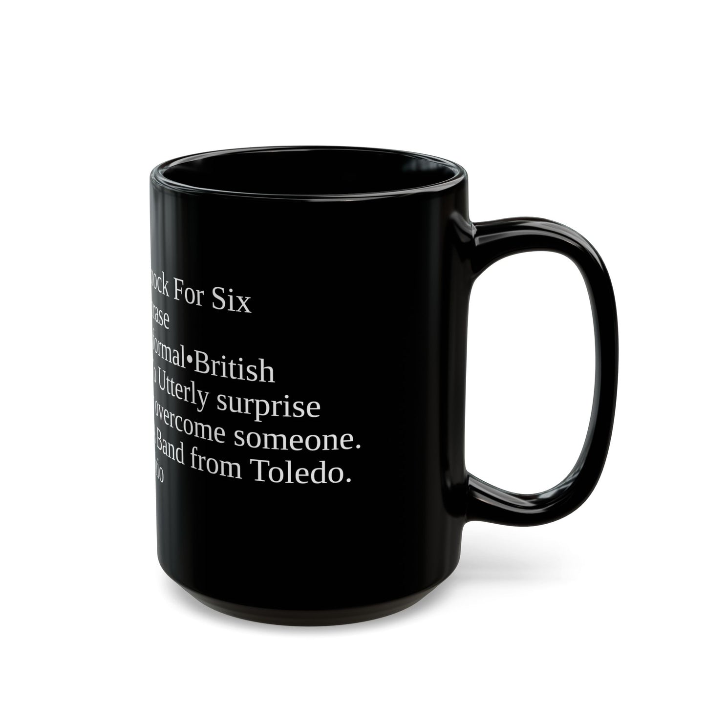 Knock For Six Mug - A mug for anxious elder emos